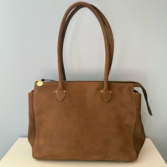 CLARE V. Beatrice Tote Bag - Choco Bar